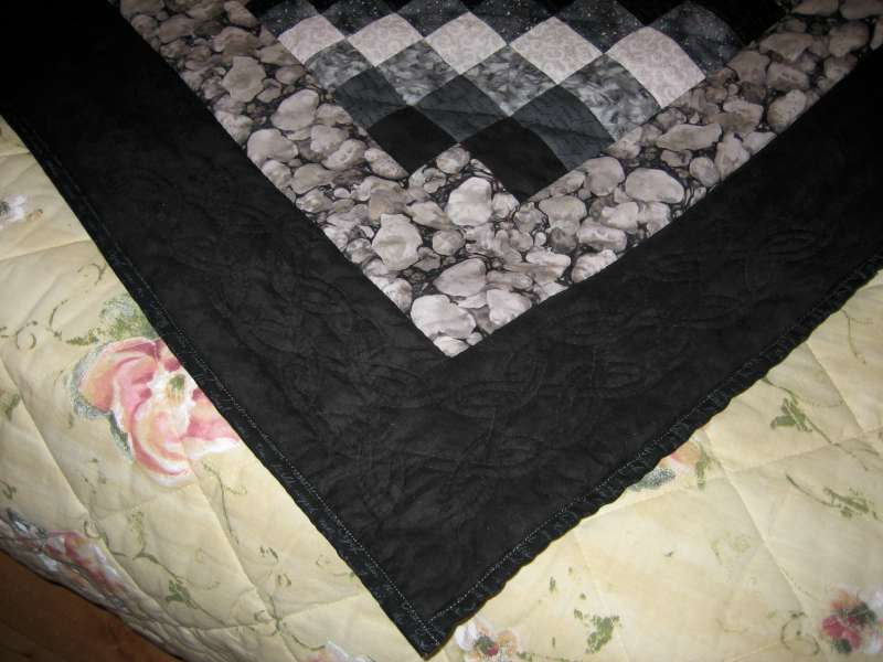 Tæppe fra 2006 med quilt