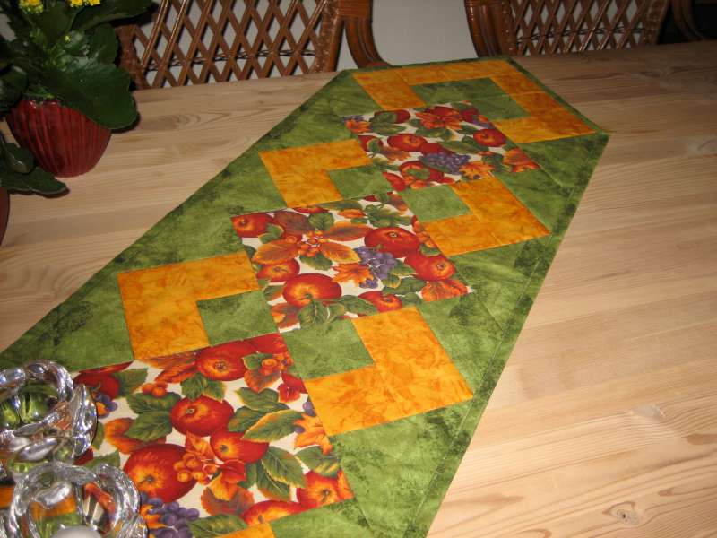 Patchwork løber efterår